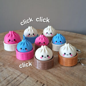 Móc khóa Clicker Bánh Bao